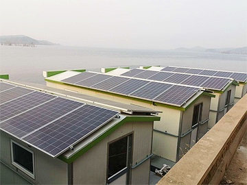 Maritime installation of 8 sets of 3KW-12B solar energy systems in Beijing